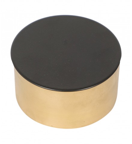 Black & Gold Wax Jar